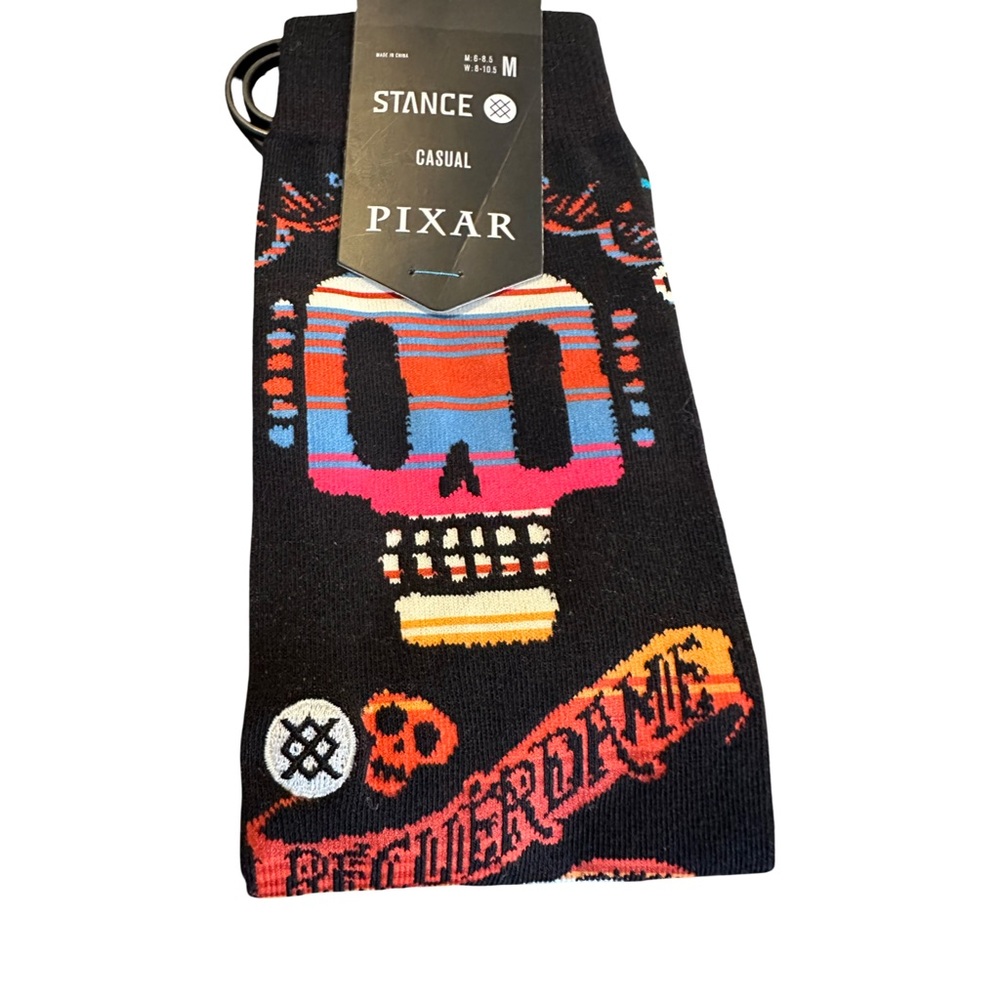 Stance x Pixar Black Remember Me Socks / Medium